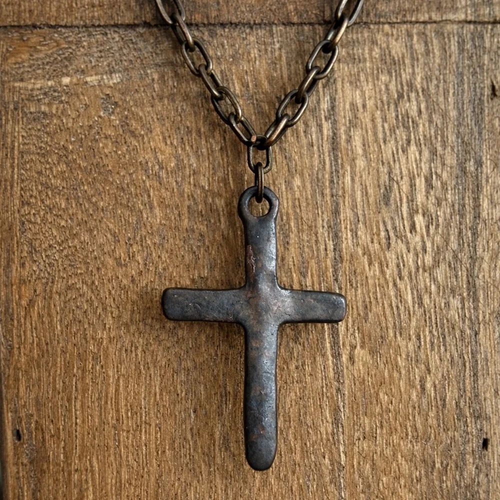 Rest Easy Rustic Cross - Picture 2 of 2
